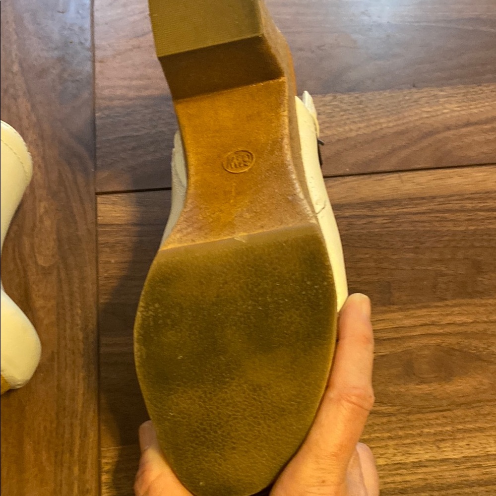 Universal Thread White Mules With Slingback Strap - image 3